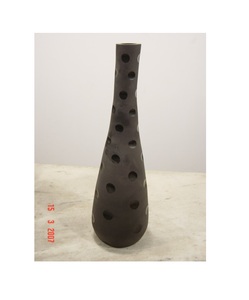 Jarrones de aluminio de diseño moderno para suelo y decoración del hogar - Product Image 1