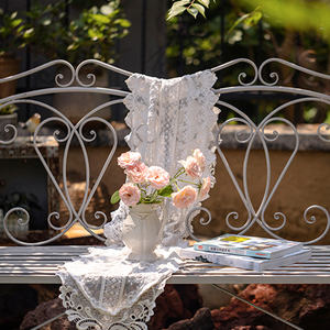 Pergola in metallo Arbor Wedding Arch Outdoor Flower Garden Arch traliccio Garden Iron Arbor con posti a sedere - Product Image 4