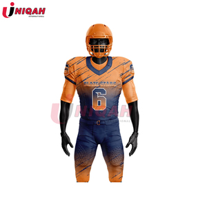 เสื้อฟุตบอลอเมริกันคุณภาพสูงสำหรับผู้ชายและผู้หญิง ดีไซน์ล่าสุด ระบายอากาศได้ดี ผลิตจากโพลีเอสเตอร์/ผ้าฝ้าย ชุดเซ็ต ปรับแต่งชื่อทีมได้ - Product Image 5