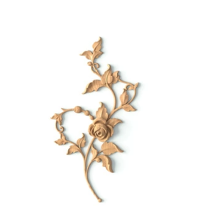 2025 Customized Solid Wood Floral Carving Onlays Sculpture <b>Kitchen</b> <b>Furniture</b> Cabinet Decoration Wood Applique Home <b>Furniture</b> - Product Image 1