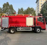 Camion de pompiers d'urgence personnalisé avec système de mousse d'air comprimé 4x2 CAFS