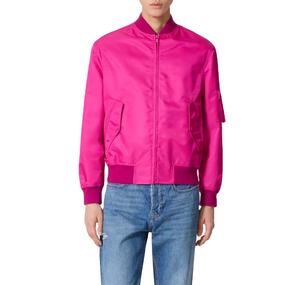 Chaqueta de satén de nailon de invierno para hombre con logotipo personalizado a precio barato, ropa de calle de invierno con cremallera, chaqueta Bomber de talla grande 2026 - Product Image 5