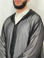 Abaya de prière marocaine pour homme, de qualité supérieure, style numérique, ample, anti-plis, à manches longues, couleur personnalisable, en polyester, taille XXL