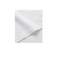 Nappe de table élégante en tissu 100 % coton pur tissé blanc de luxe, écologique et régulateur de température, pour la maison et le spa