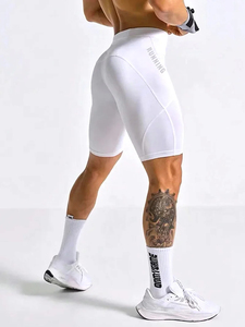 Shorts de sport personnalisés pour hommes avec motif graphique, taille haute, respirants, séchage rapide, taille élastique, en polyester et coton, pour fitness et jogging - Product Image 6