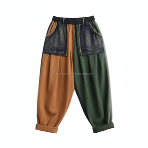 Pantalones Harem de Moda para Hombre, Suministro al por Mayor, 100% Algodón Canvas, Ligeros, Transpirables, Sostenibles, Estilo Hip Hop - Product Image 5