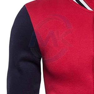 Veste Lettermen d'hiver personnalisée pour hommes Design à col montant vente en gros prix bon marché - Product Image 5