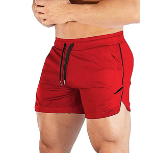 Pantalones cortos de gimnasio de calle alta para hombre, pantalones cortos para correr al por mayor, hechos OEM con colores personalizados, tamaño y logotipo, gimnasio transpirable, algodón para hombre - Product Image 1