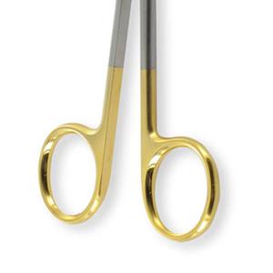 กรรไกรเมทเซนบาум ทำจากเหล็กกล้าไร้สนิม ปลายโค้ง ตัดเรียบ เหมาะสำหรับการผ่าตัดเนื้อเยื่อที่ละเอียดอ่อน - Product Image 6