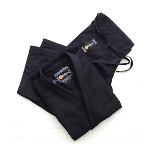 Entrenamiento de calidad premium Hombres Niños Mujeres Single Weave Judo Gi Kimono Negro con bolsa para profesionales y principiantes - Product Image 4
