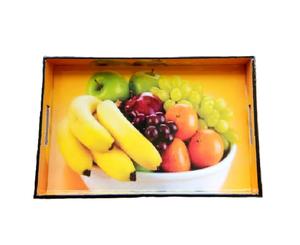 Tableros de MDF de diseño de tendencia, bandeja para servir con impresiones de esmalte Vintage, bandeja para servir té y café, bandejas impresas esmaltadas hechas a mano - Product Image 5