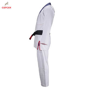 ชุดยูโดผู้ใหญ่ดีไซน์ล่าสุด สวมใส่สบาย ผลิตจากผ้าฝ้าย 100% ด้านหน้า น้ำหนักเบา เป็นมิตรกับสิ่งแวดล้อม ทนทาน ใช้สำหรับกีฬา ยิวยิตสู คิโมโน - Product Image 3