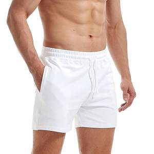 ที่กําหนดเอง 100% โพลีเอสเตอร์ขายส่งฤดูร้อนคุณภาพสูงสีทึบว่างเปล่าบุรุษยิม Jogger วิ่งยิมกางเกงขาสั้นเหงื่อ - Product Image 2