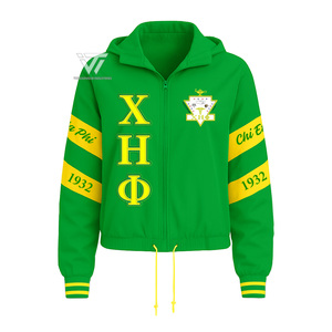 Vente en gros de vêtements de sororité grec Chi Eta Phi veste à capuche brodée - Product Image 1