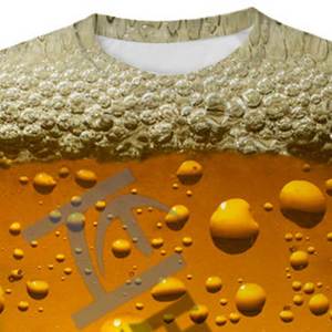 High Quality T Shirt Cotton Polyester Printed <b>Pullover</b> <b>Men</b> T Shirt Quantity DIY OEM Customized - Product Image 2