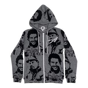 Wholesale <b>Black</b> Color Zipper <b>Hoodie</b> Custom Unisex Zipper Men Heavyweight Full <b>Zip</b> <b>up</b> Custom Screen printing Winter Hoodies Men - Product Image 2