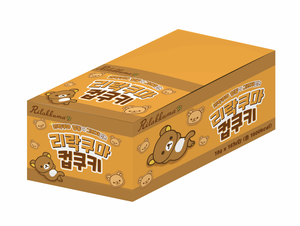 Biscuits coréens en gros en forme d'ours, croustillants au beurre, 17g, saveur miel, biscuits premium à motifs gaufrés, en boîte - Product Image 3