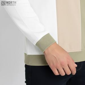 Nouvelle mode 100% coton tenue décontracté vente femmes surdimensionné côtelé cordon col rond pas cher prix hiver automne décontracté Long sweat - Product Image 3