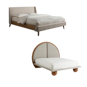 Camas de madera de diseño moderno de lujo supercómodas para muebles de dormitorio y hotel directo de fábrica - Product Image 3