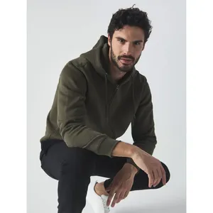 Sudadera con Capucha y Cremallera Vega Personalizada para Artículos Promocionales - Product Image 4
