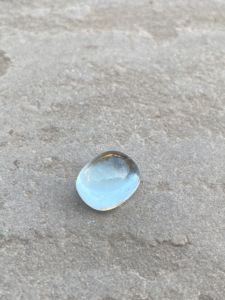 พลอยคาโบชองทรงเบาะพลอยสีฟ้าจากธรรมชาติที่สวยงาม4.73กะรัตความมันวาวทรงหลวมอัญมณีทำเครื่องประดับอัญมณี - Product Image 4