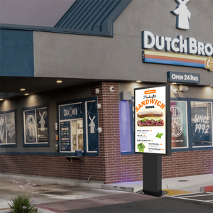 لوحة قائمة رقمية خارجية مقاومة للماء IP66 بسطوع 3000 شمعة تعمل بنظام أندرويد أو ويندوز كشك رقمي خارجي متكامل - Product Image 6