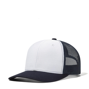 Gorras de camionero de malla 112 de 6 paneles de alta calidad en blanco personalizadas al por mayor sombrero de 5 paneles, 100% algodón - Product Image 4