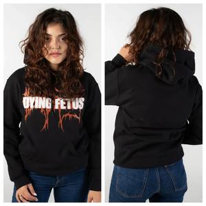 Sudadera con Capucha de Felpa con Estampado Animal y Doble Logotipo de Dying Fetus 2026, Otoño Invierno, Lujosa, Unisex, Estilo Urbano de Alta Gama - Product Image 2