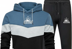 Survêtement uni à capuche sur mesure unisexe | Polaire 100% coton | Tenue d'hiver chaude - Product Image 3