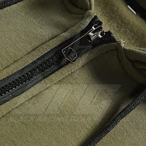 Ropa de calle de alta calidad, sudaderas con capucha para hombre, sudaderas con capucha de Color de contraste de gran tamaño para hombre, sudaderas con cremallera completa para hombre - Product Image 5