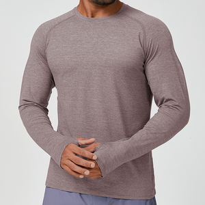 เสื้อยืดแขนยาวผู้ชาย สกรีนโลโก้ได้ เนื้อผ้านุ่ม แห้งไว เหมาะสำหรับออกกำลังกาย ยืดหยุ่นได้ - Product Image 3