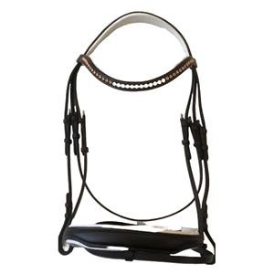 Bride anglaise rembourrée souple de haute qualité meilleure vente d'équipement d'équitation durable avec strass vente en gros compétitive - Product Image 1