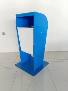 Contenedor de Basura Metálico Abierto al por Mayor para Recolección de Residuos en Aceras - Product Image 3