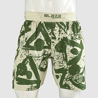 Blaze Fight Wear Vente en gros Short MMA léger personnalisé BJJ Fight Wear Four Way Stretch No Gi Training Short avec taille moyenne