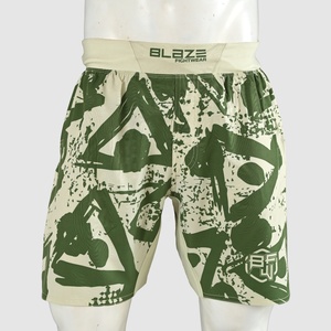 Pantalón Corto Ligero de MMA Blaze Fight Wear al por Mayor, Pantalón Corto Personalizado de Lucha BJJ Elástico en Cuatro Direcciones para Entrenamiento Sin Gi con Cintura Media - Product Image 4