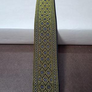 Cinta Jacquard metálica de calidad de exportación Cinta de plata dorada al por mayor Cinta artesanal DIY Recorte Calidad Galón de plata metálica - Product Image 1