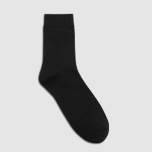 Chaussettes en coton pour hommes - Chaussettes habillées décontractées épaisses et respirantes avec motif uni ODM - Product Image 2