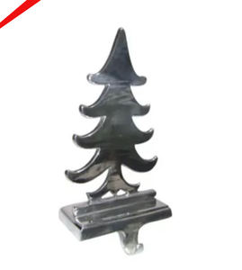 2026 Premium Quality Silver Finished <b>Stocking</b> <b>Holder</b> for Home - Product Image 3