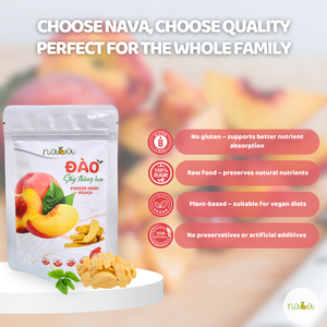 Nava Healthy Crisp FD Rodajas de Durazno Dulce Liofilizadas al Aire Libre 100% Durazno Sin Conservantes Listas para Comer 18g/Bolsa - Product Image 6