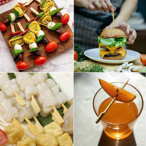 Brochettes de bambou jetables de haute qualité Eco2go Vietnam Brand-Bâtonnets de rôtissage à long manche pour barbecue de guimauves - Product Image 2