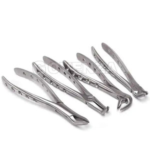 Pinzas de Extracción Dental de Acero Inoxidable, Alicates Quirúrgicos Manuales con Empuñadura Ergonómica, Patrón en Inglés, Logotipo Personalizado, Embalaje - Product Image 4