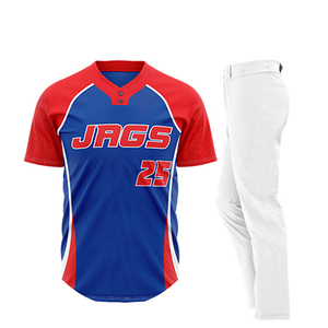 Ensemble de maillot et pantalon de baseball personnalisés, impression par sublimation, fabricant d'uniformes d'équipe, maillot de baseball scolaire entièrement boutonné - Product Image 4