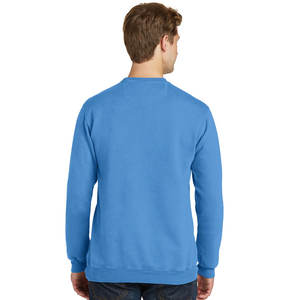 Sweat-shirt unisexe en coton à logo personnalisé, broderie bon marché, imprimé uni, surdimensionné, nouveau design, sweat-shirt à col rond pour homme - Product Image 2