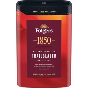 Café moulu Folgers 1850 Trailblazer torréfaction moyenne-sombre, 12 onces (lot de 6) - Product Image 5