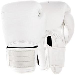 Guantes de Boxeo de Cuero Genuino Totalmente Personalizables con Cierre de Velcro, Transpirables y con Cierre de Velcro en la Muñeca - Product Image 1
