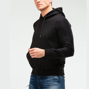 Sweats à capuche vierges personnalisés populaires pour hommes Sweat-shirt à broderie thermique élégant avec des sweats à capuche confortables en tissu polaire - Product Image 2