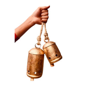 Campanas Colgantes de Latón Metálico Modernas ROSHAN HANDICRAFTS - Artesanía Ecológica, Tamaño Personalizado, Mejor Precio para Decoración del Hogar - Product Image 1