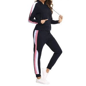 Survêtement de jogging pour femme de haute qualité, décontracté, 100 % coton, vente en gros - Product Image 5