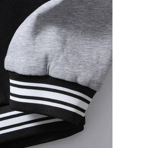 แจ็กเก็ตมีแผ่นแปะตัวอักษรเนื้อนิ่มทนทานมากเสื้อแจ็กเก็ตหลากสีสำหรับอุตสาหกรรมที่น่าตื่นตาตื่นใจ - Product Image 4