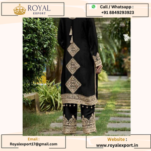 Exclusive New Heavy Faux Georgette Ready to Wear <b>Indian</b> & <b>Pakistani</b> <b>Clothing</b> Salwar Kameez - Product Image 6